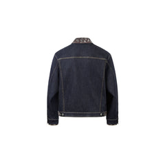 OKAYTHXBYE Floral-Lined Denim Jacket
