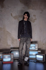 NOTHINGNESS WORLD Metal-Embellished Slim Jacket