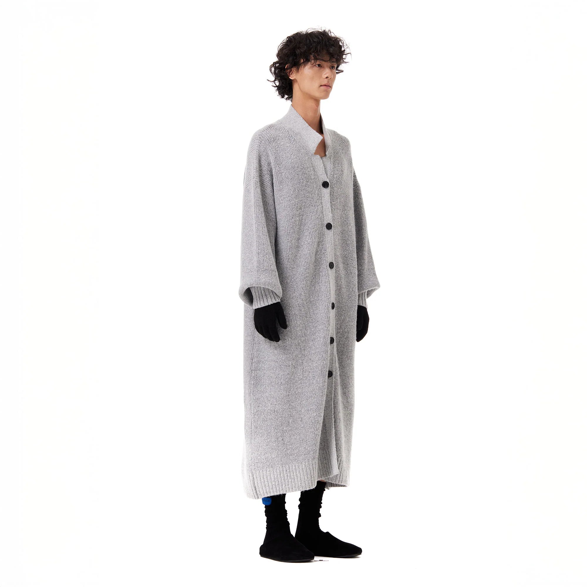 OUYANG WENJUN Oversized Knit Duster Cardigan