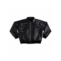 ESAIAS Deconstructed Stitch PU Jacket
