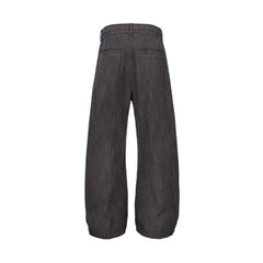 CATSSTAC Striped Double-Pleat Trousers