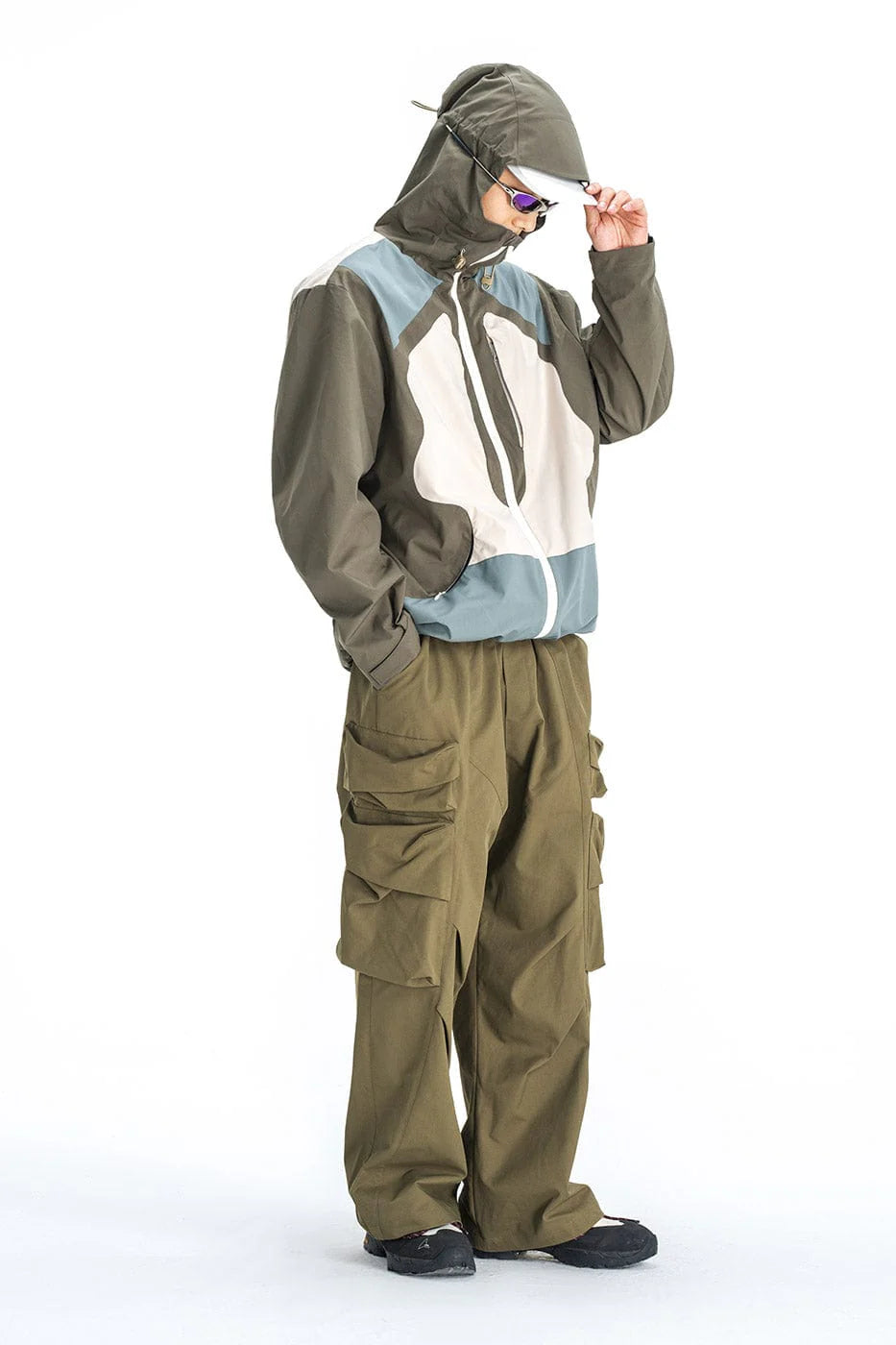 ENSHADOWER Water-Proof Contrasted Outdoor Jacket