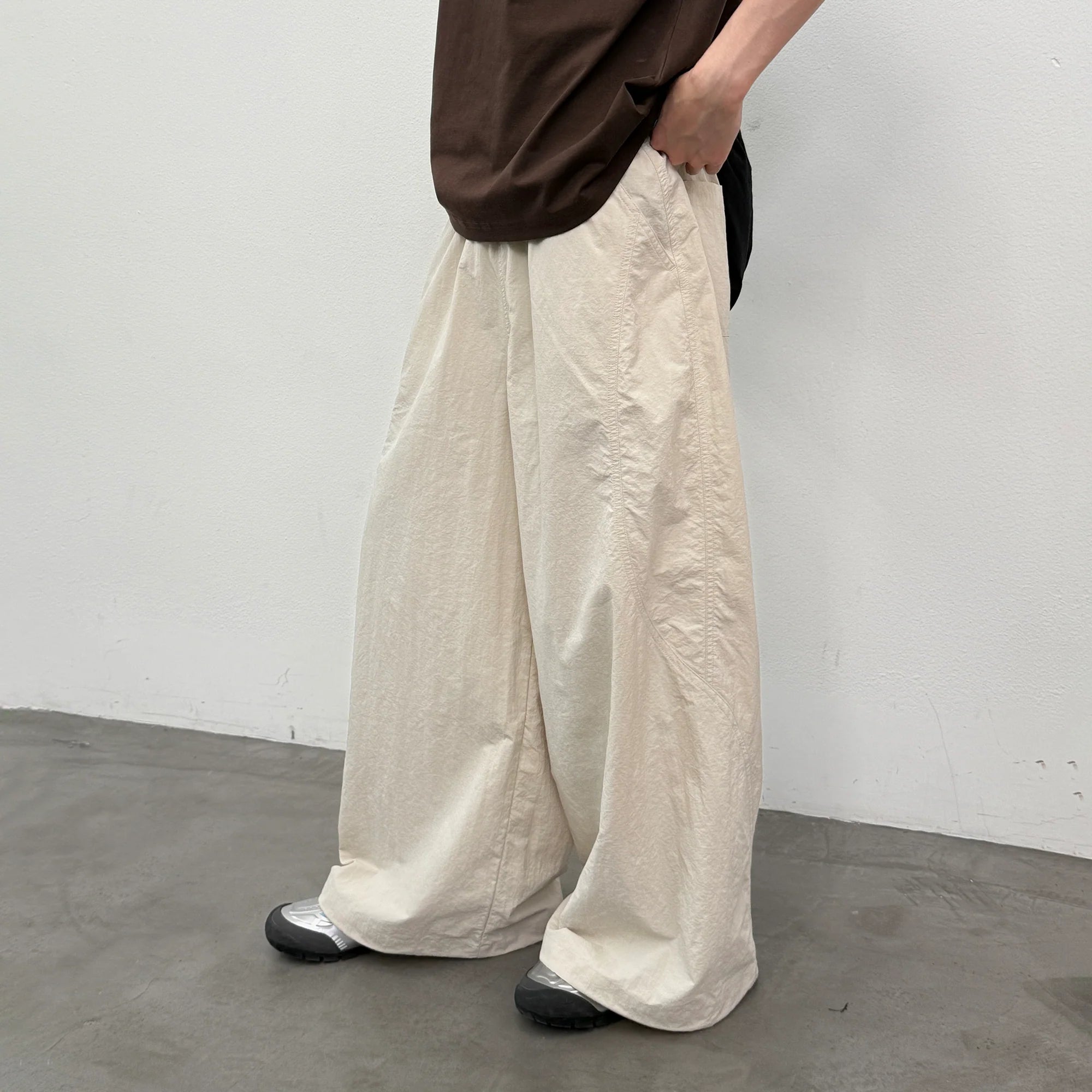 ROARINGWILD A ARCH Quick-Dry Wide-Leg Parachute Pants