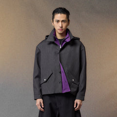 ALVNG AR ANTS Tech Contrast Split-Panel Hooded Jacket