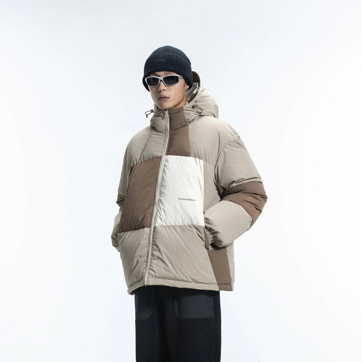 ENSHADOWER Patchwork Down Jacket