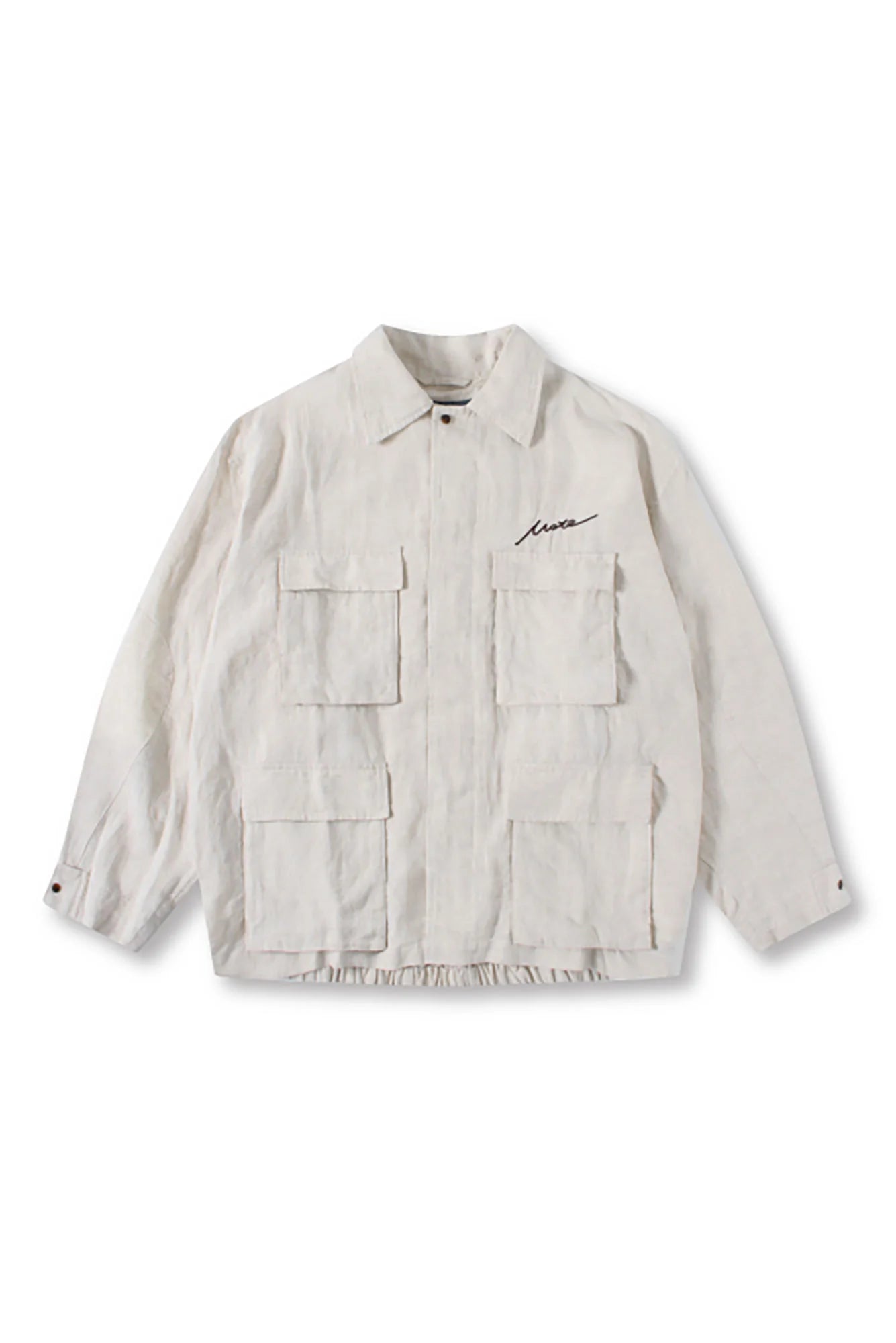 UNLIMITED MOTE Multi-Pocket Linen Shirt