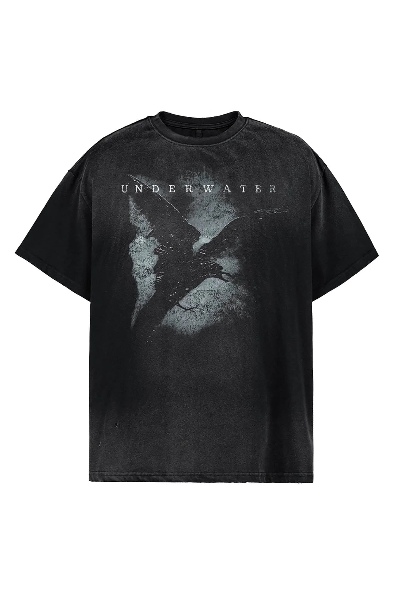 UNDERWATER The Dark Raven Distressed T-Shirt