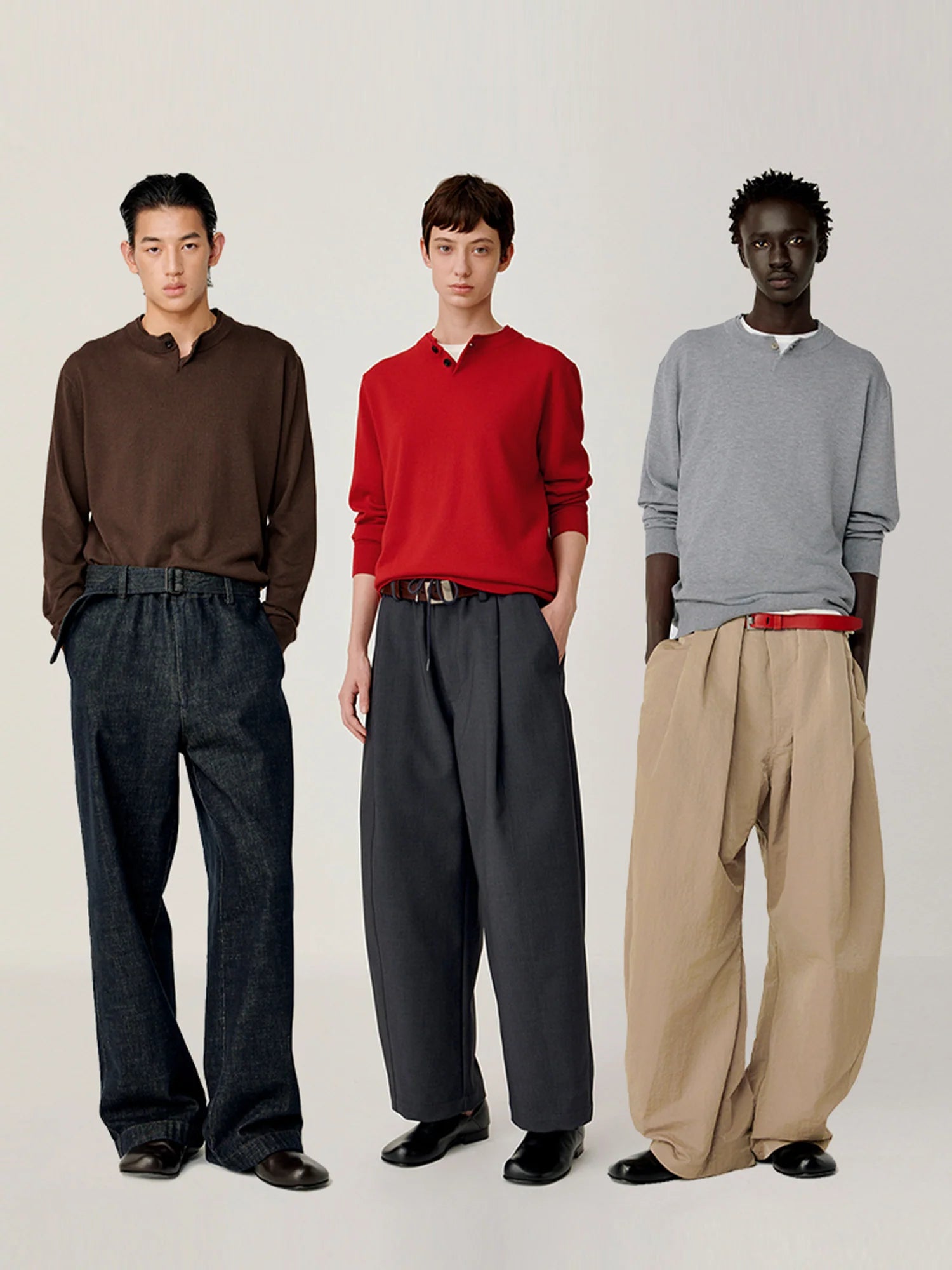 OPICLOTH Essential Layered Collar Sweater