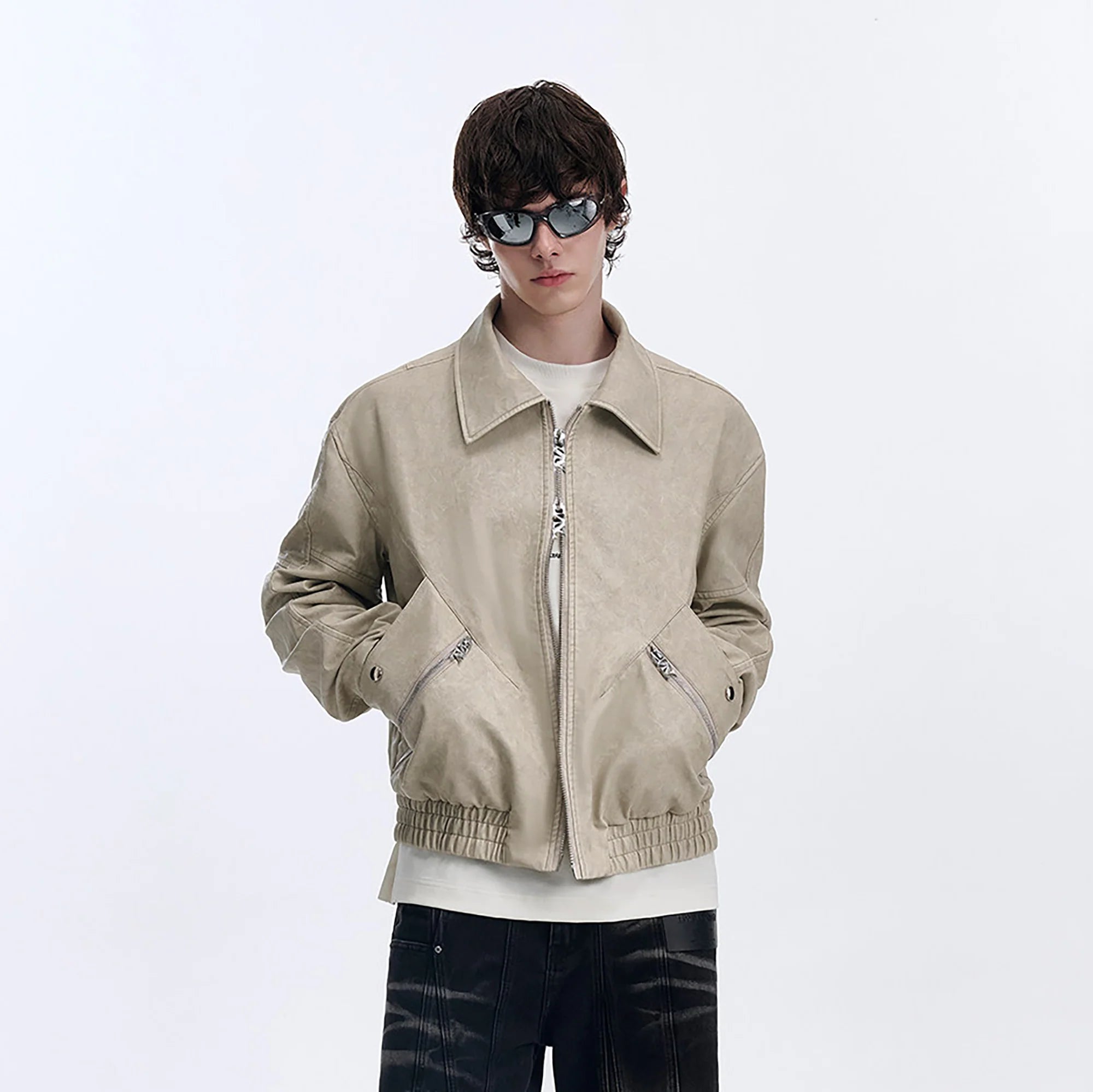 TIWILLTANG Essential Paneled Dual-Zip Jacket
