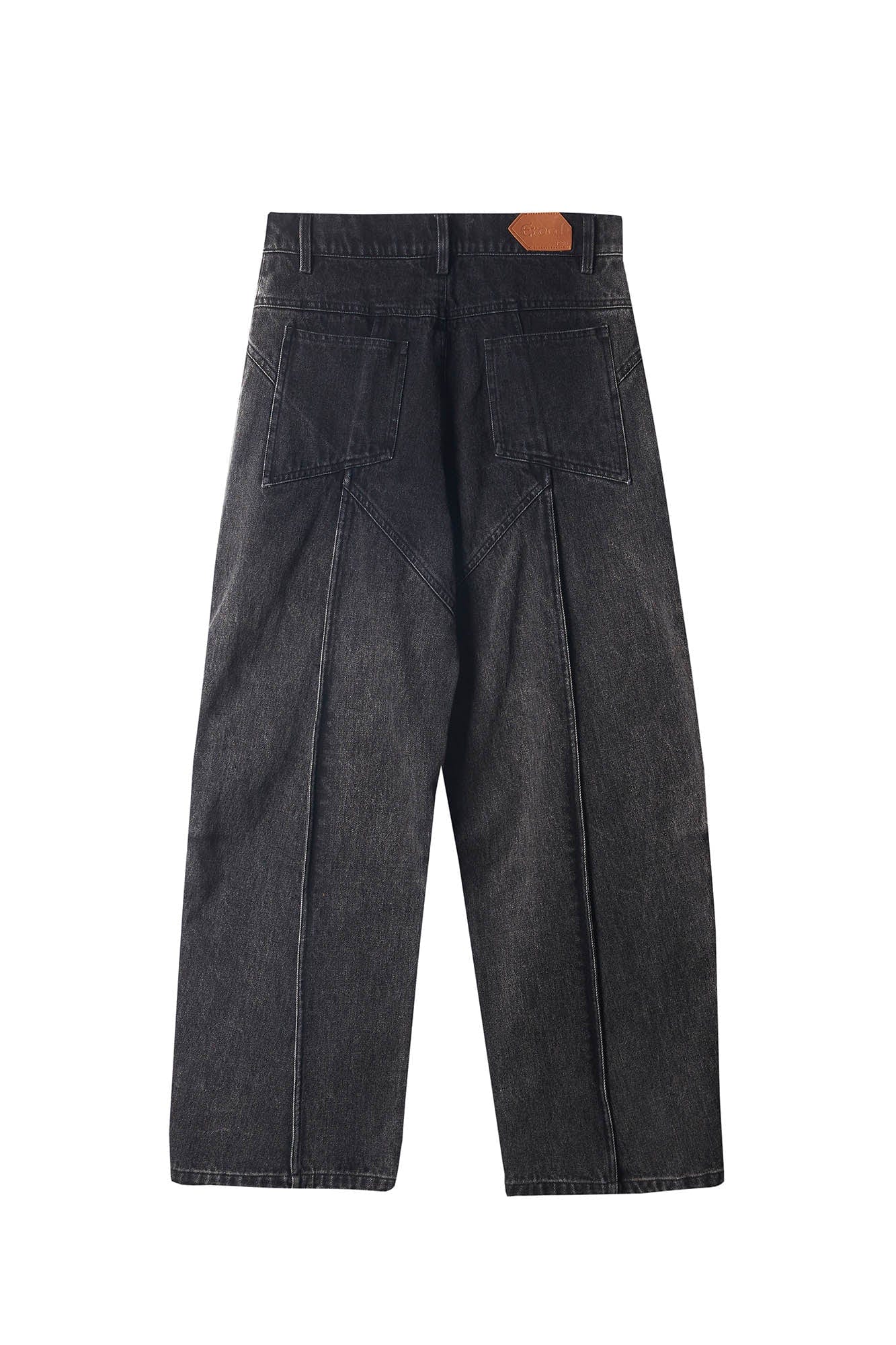 ERROR CODE ROBOT Middle Spliced Faded Jeans