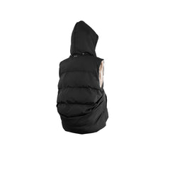 RELABEL Reversible Detachable Hooded Insulated Vest