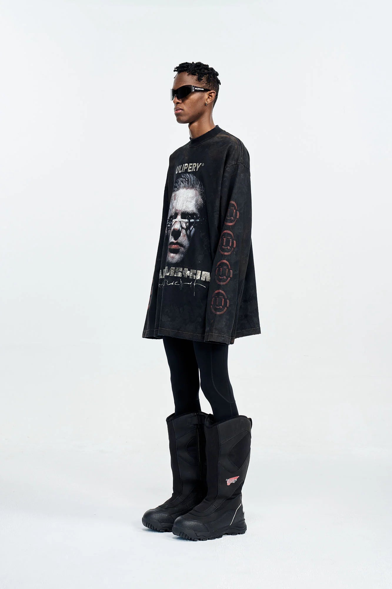 ULIPERY Rammstein Steel Visor Long Sleeve Tee