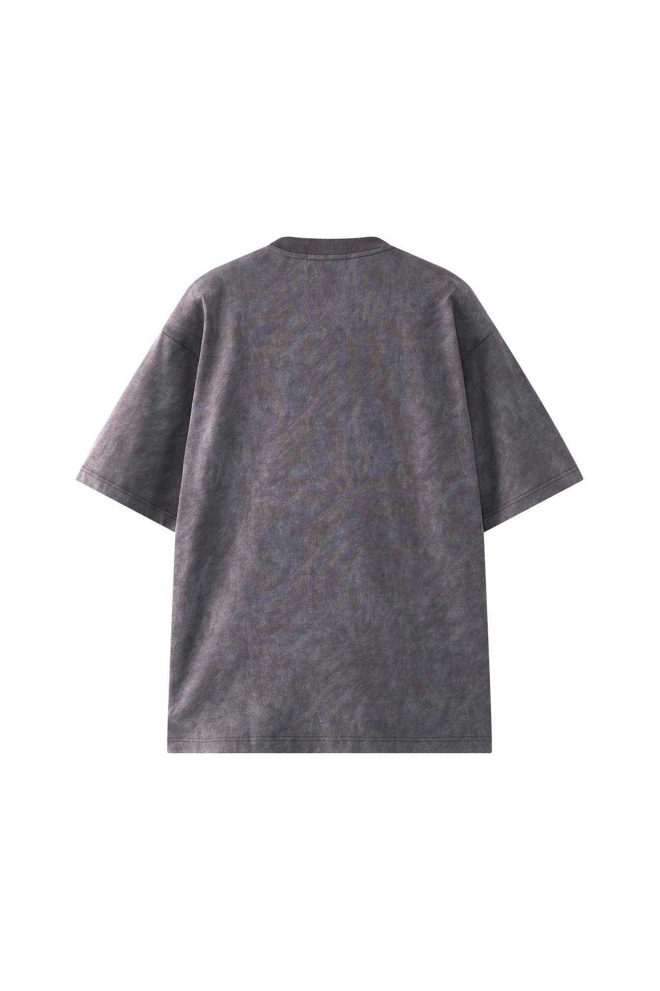 ORGANIC EMOTION Scratch Spliced Washed T-Shirt