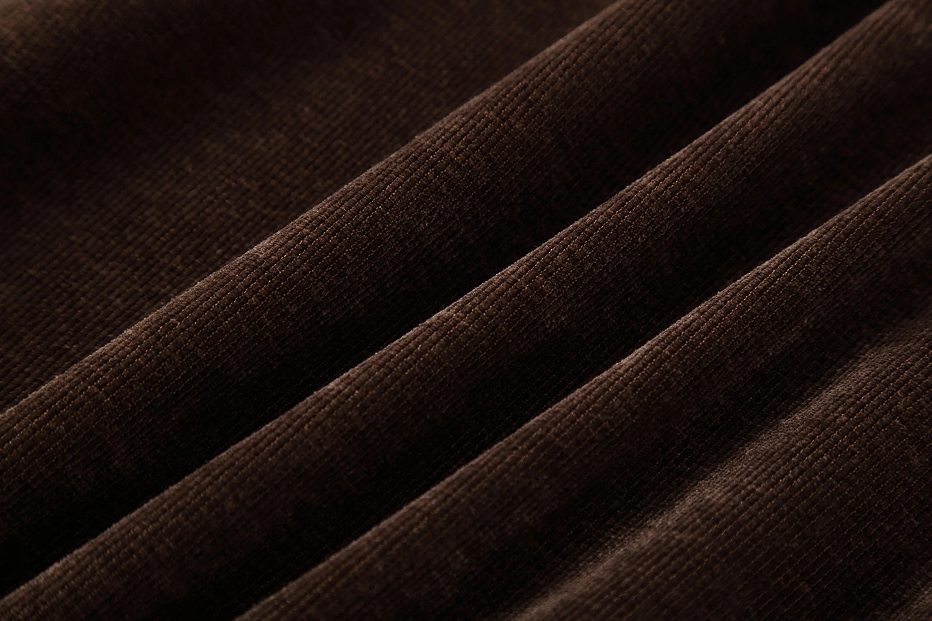 CLP Corduroy Elastic-Hem Half-Zip Pullover