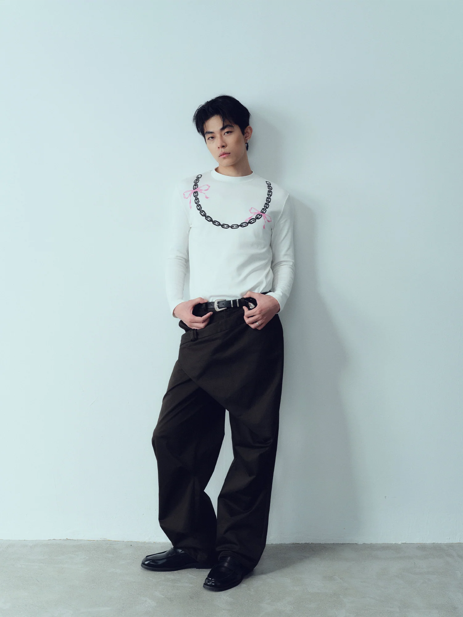 KADAKADA Deconstructed Apron-Wrap Trousers