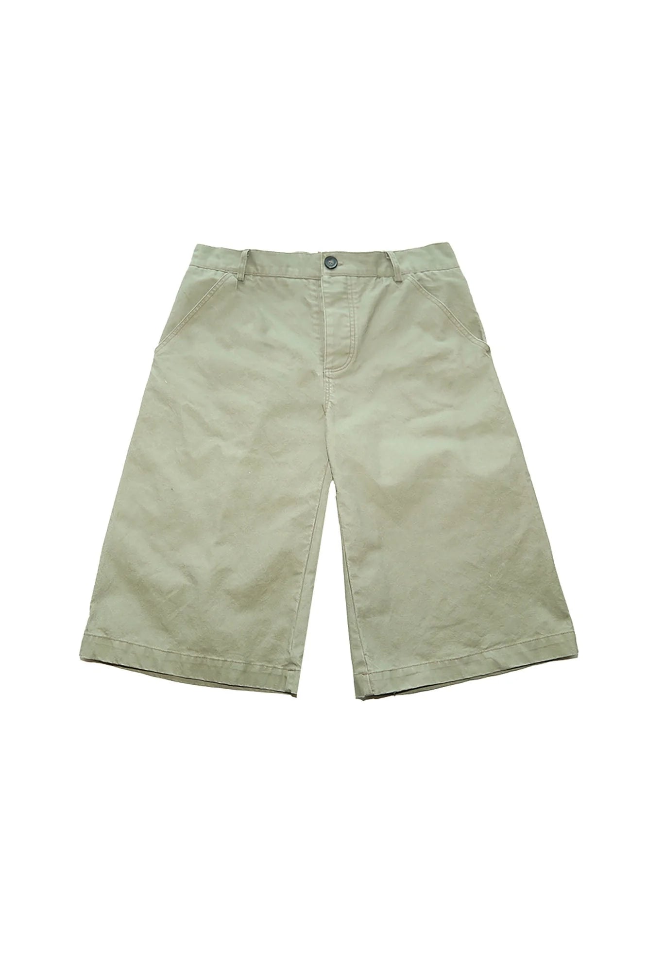 TRECLUB Retro Embroidered Pocket Cargo Shorts