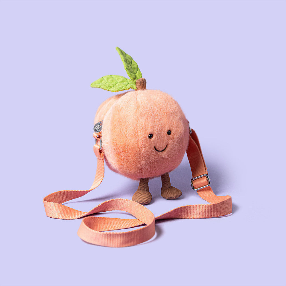 *NEW* Jellycat Amuseables Peach Shoulder Bag (LIMIT 1)