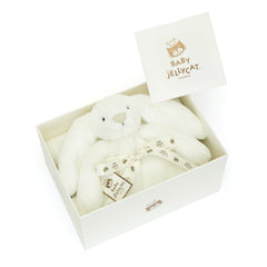 Jellycat Bashful Luxe Bunny Luna Blankie with Gift Box