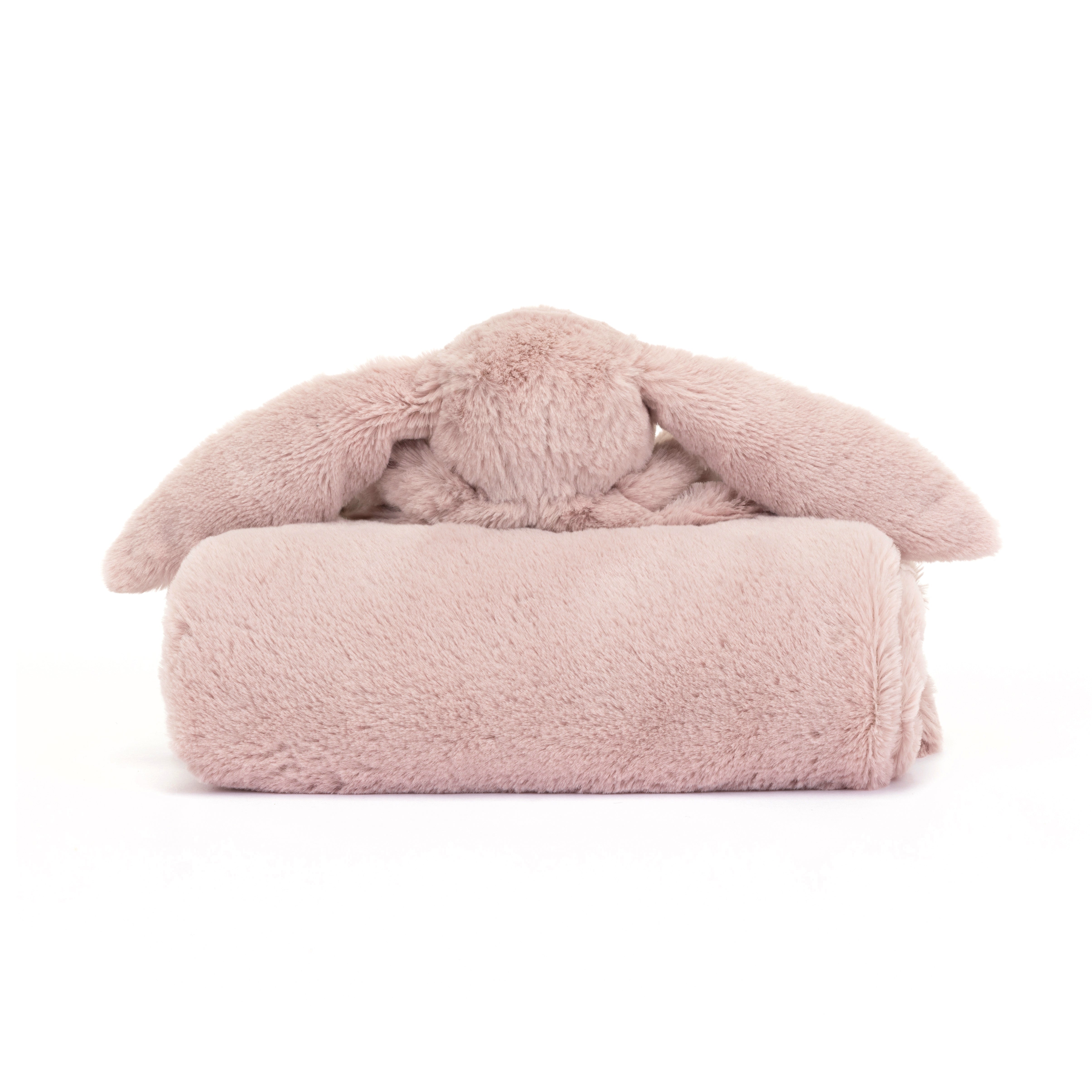 Jellycat Bashful Luxe Bunny Rosa Blankie with Gift Box