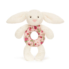 Jellycat Blossom Cream Bunny Berry Ring Rattle