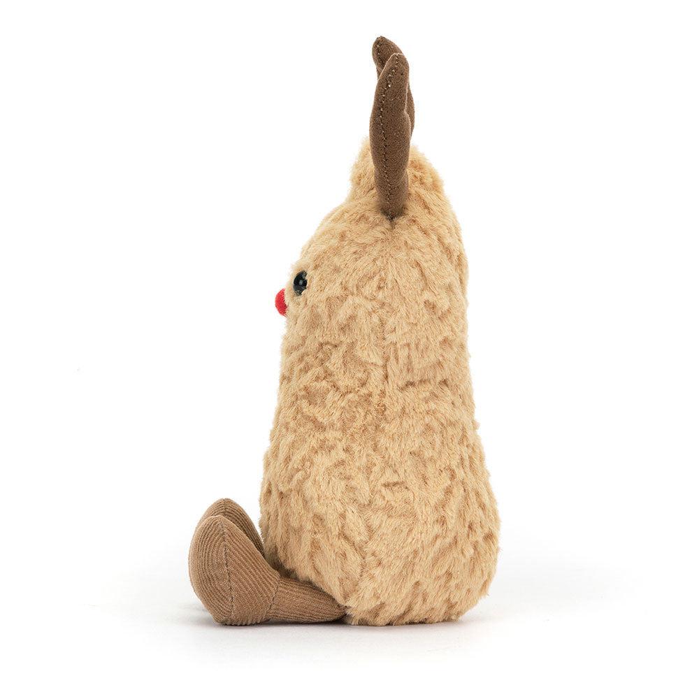 JellyCat Amuseables Peanut Reindeer Plush