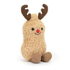 JellyCat Amuseables Peanut Reindeer Plush