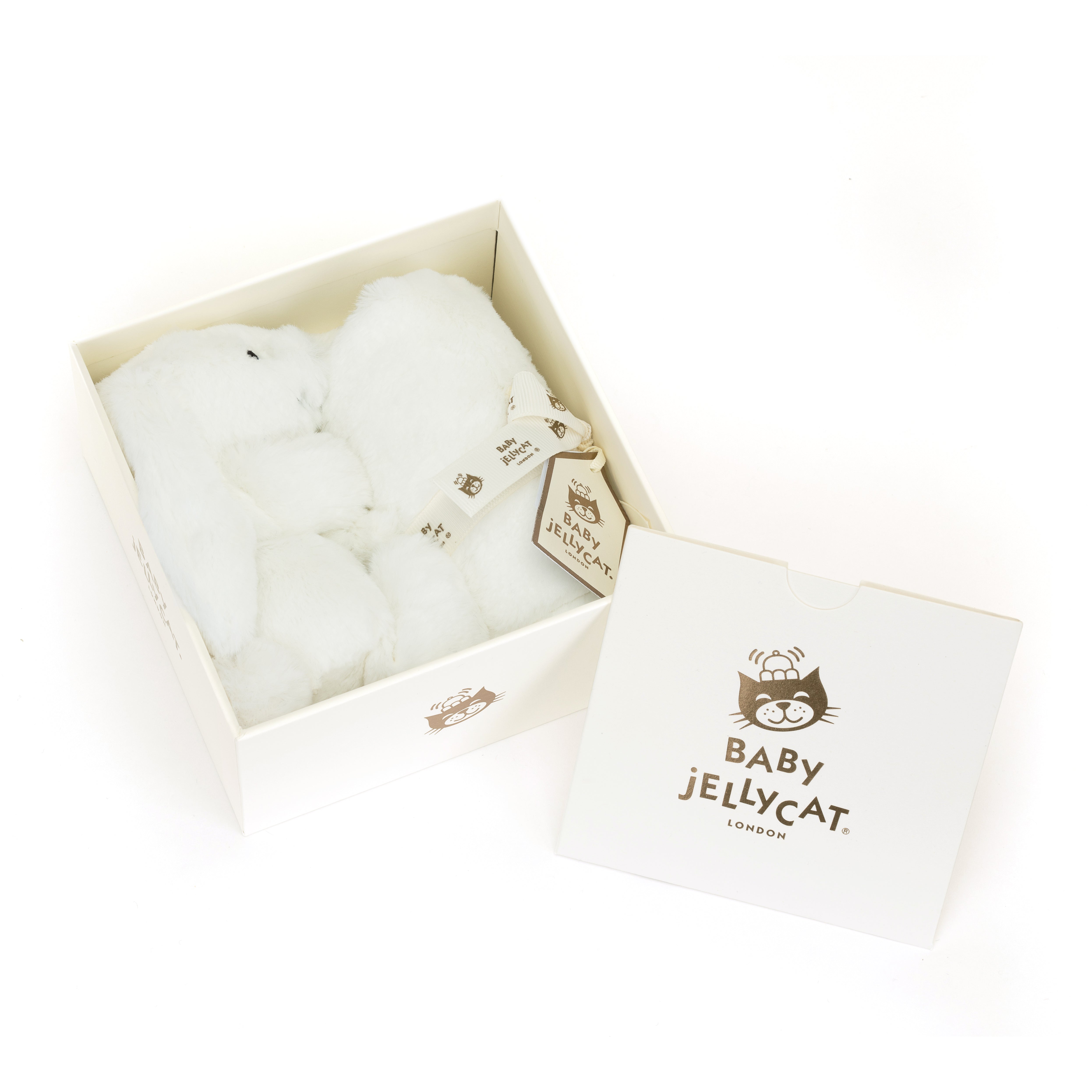 Jellycat Bashful Luxe Bunny Luna Soother with Gift Box
