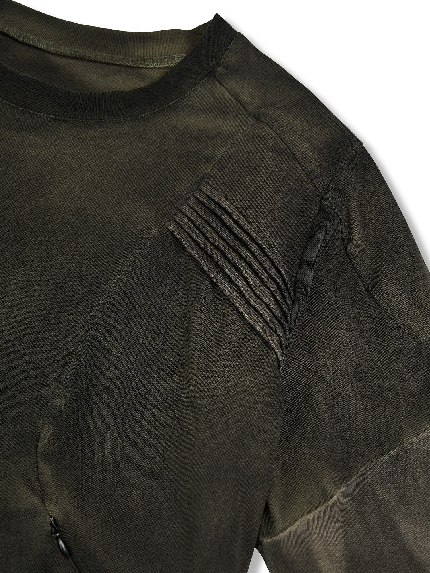 FLYERRER Washed Panelled Slim-Fit Long-Sleeve Tee