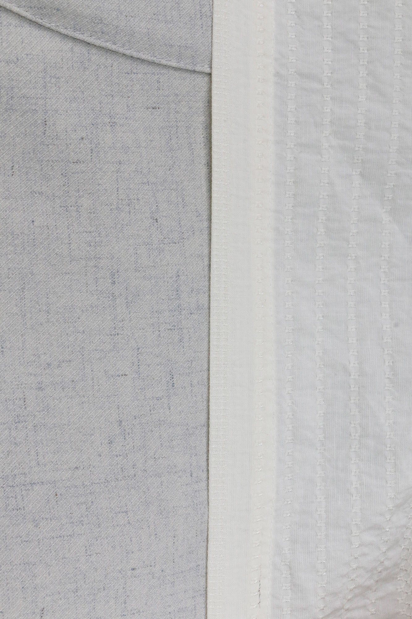 RELABEL Detachable Drape Linen-Blend Cargo Light Gray