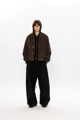 KREATE Faux Layered-Look V-Neck Jacket