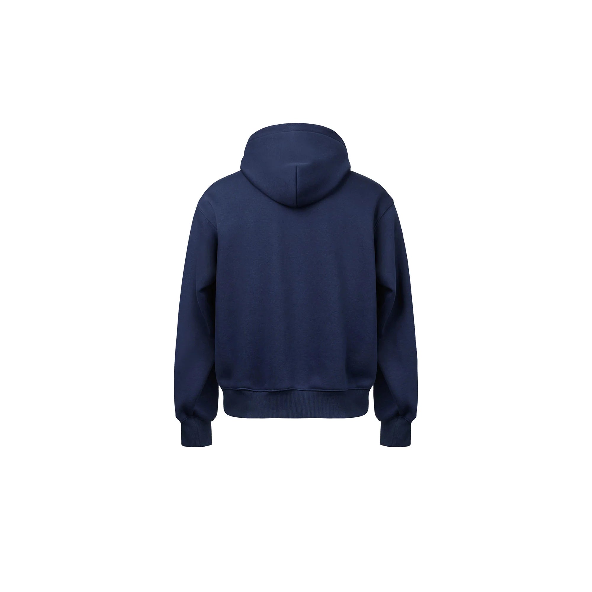 OKAYTHXBYE Essential Sherpa-Lined Boxy Zip Hoodie