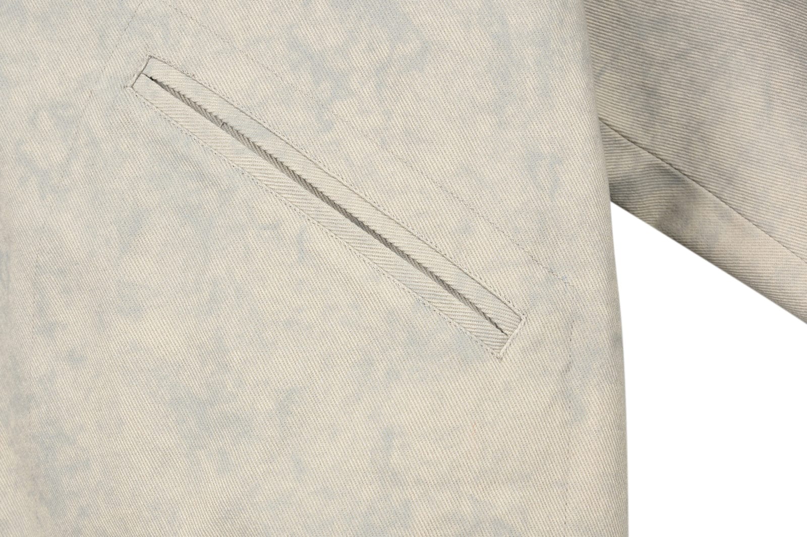 OKAYTHXBYE Essential Contrast Collar Washed Jacket