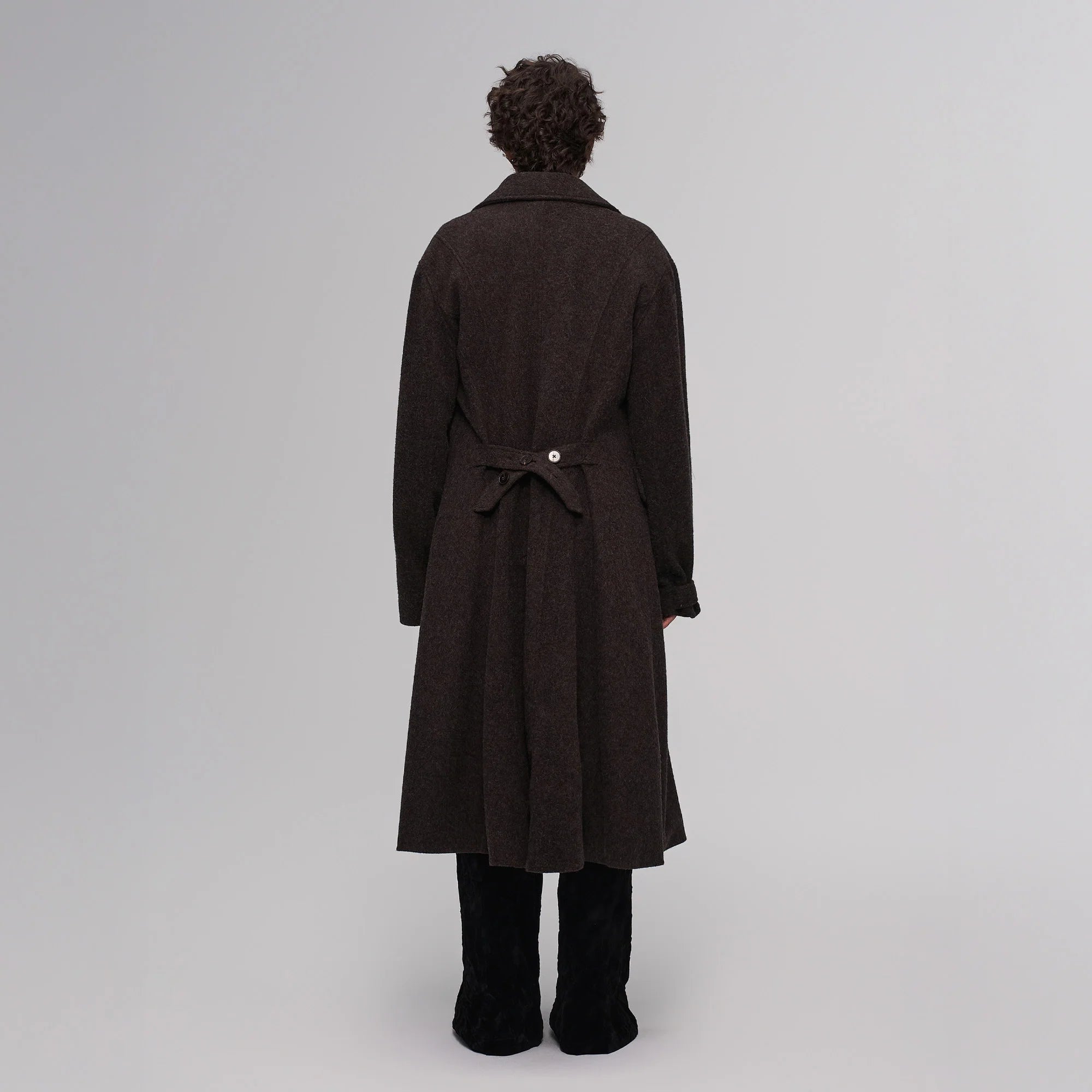 ILNya Nieternite Nifutur Wool-Blend Double-Breasted High-Neck Coat