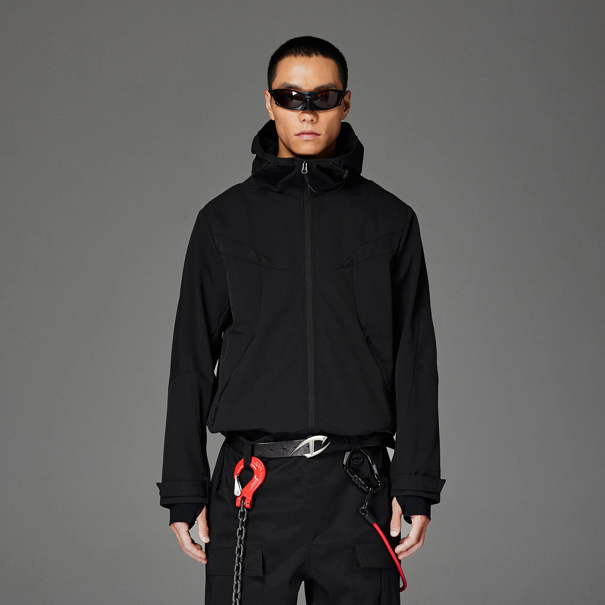 CATSSTAC Tech Structured Panel Softshell Hooded Jacket