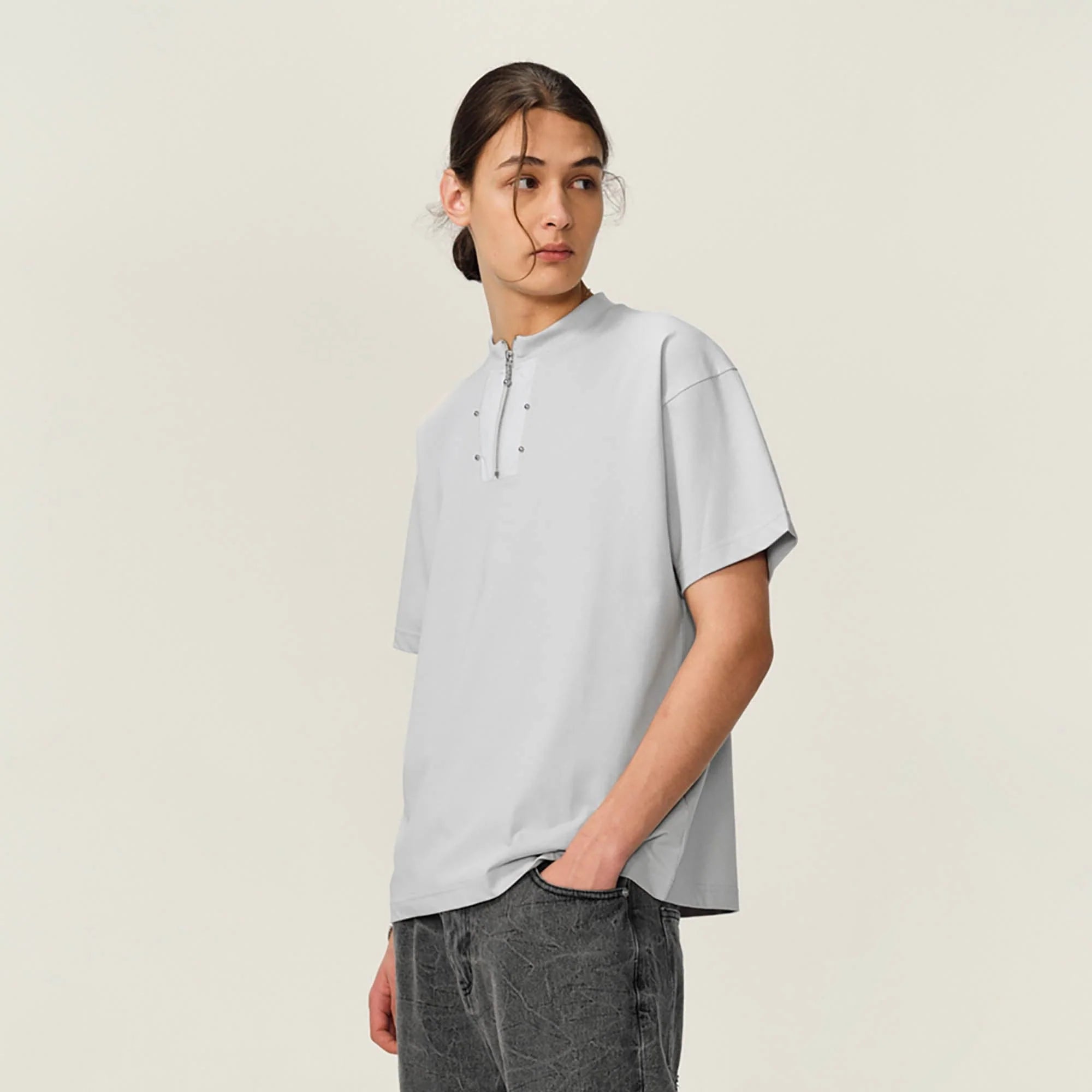 OVDY Half-Zip Rivet Sorona T-Shirt