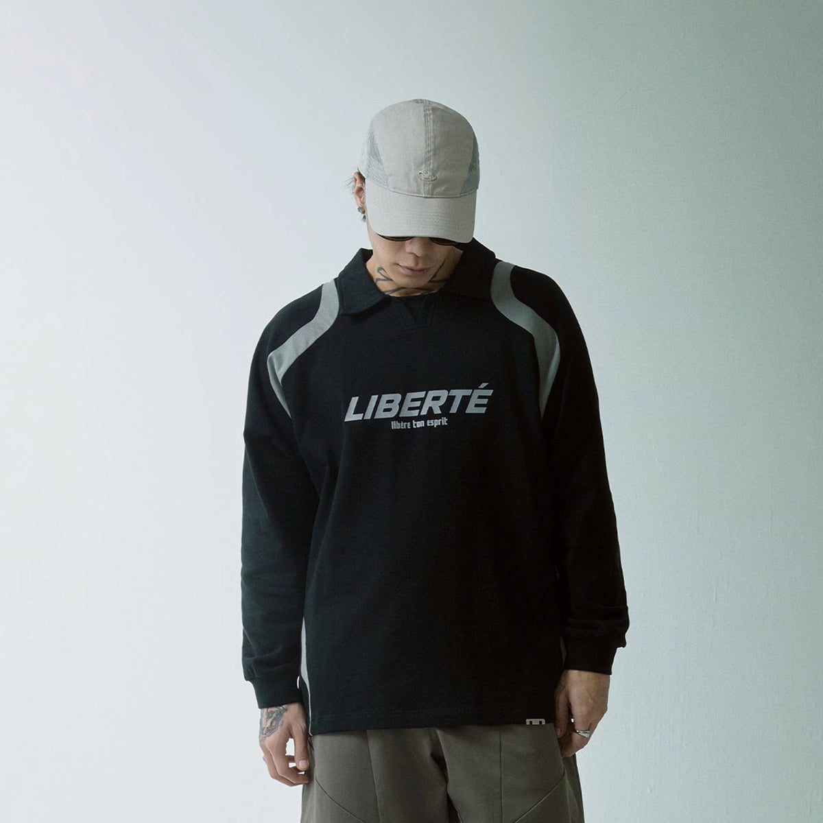 F2CE Retro Deconstructed Raglan Long-Sleeve Tee