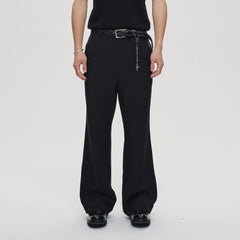 CATSSTAC Minimal Patch Wide-Leg Trousers