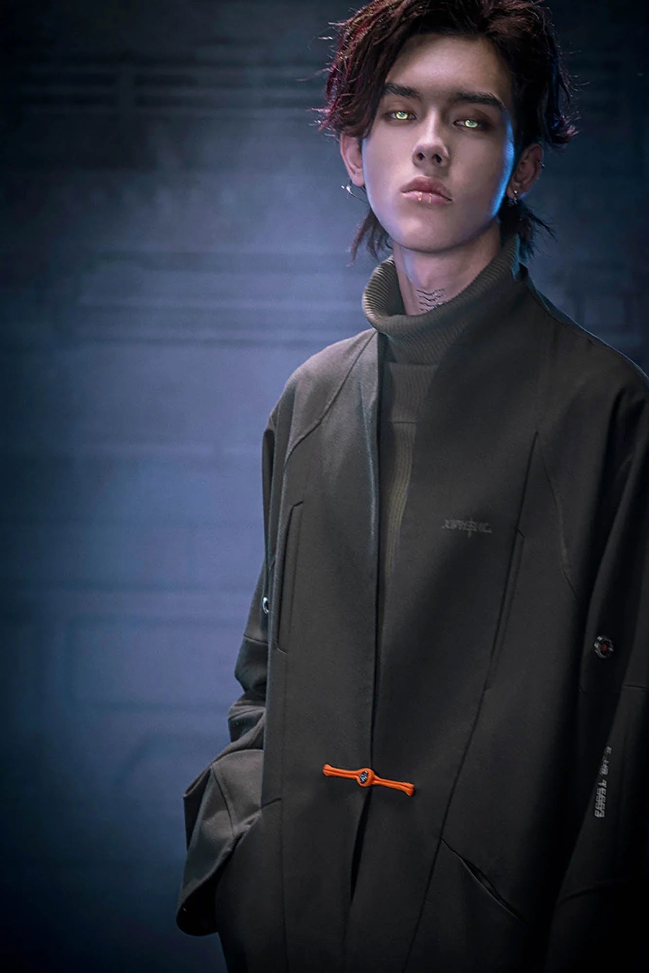 XIPHEVIL Deconstructed Utility Daoist Robe Black