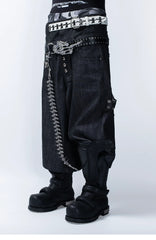 FVVO Skull Kid Full-Print Punk Leather Belt