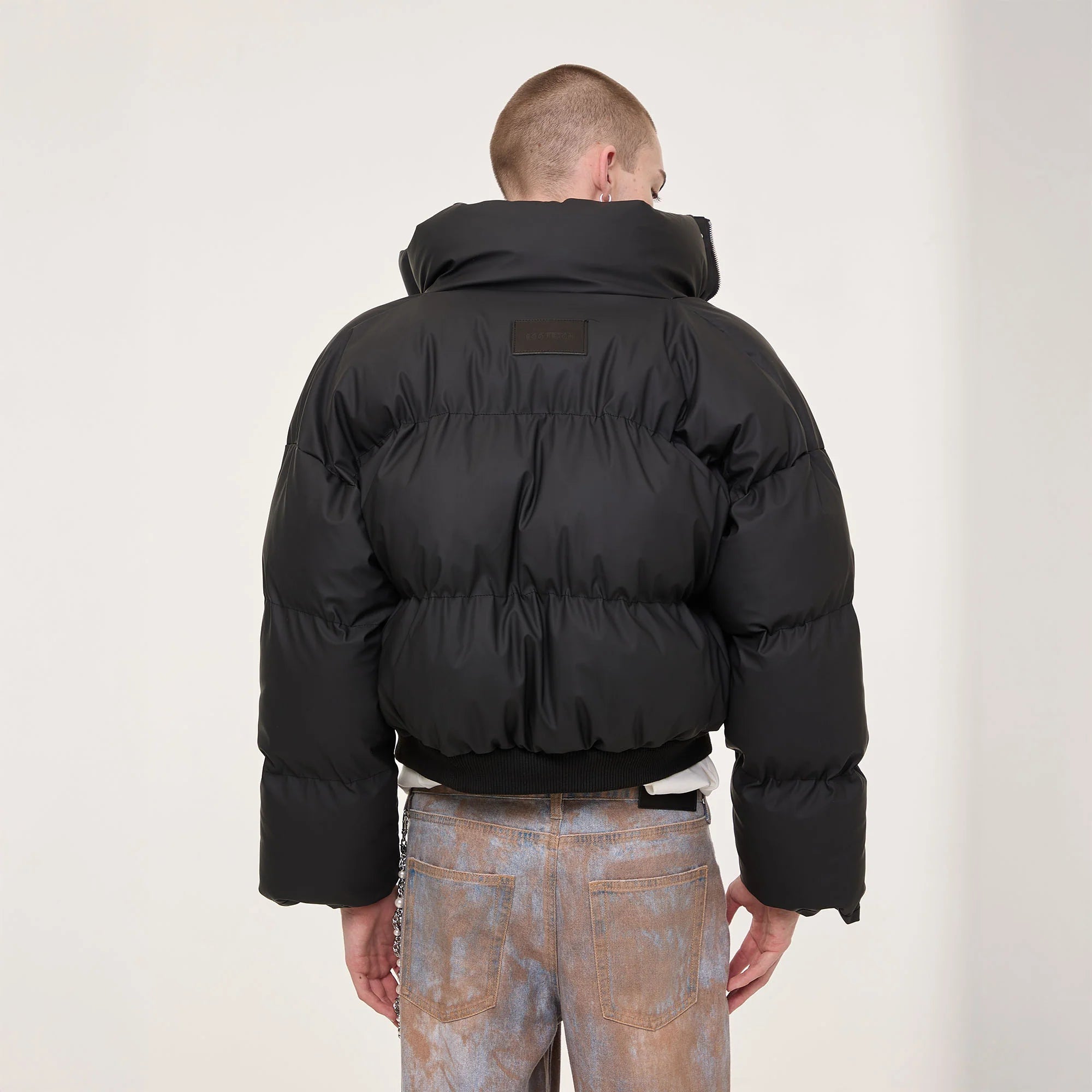 EGOFETCH Essential Cropped Puffer Jacket