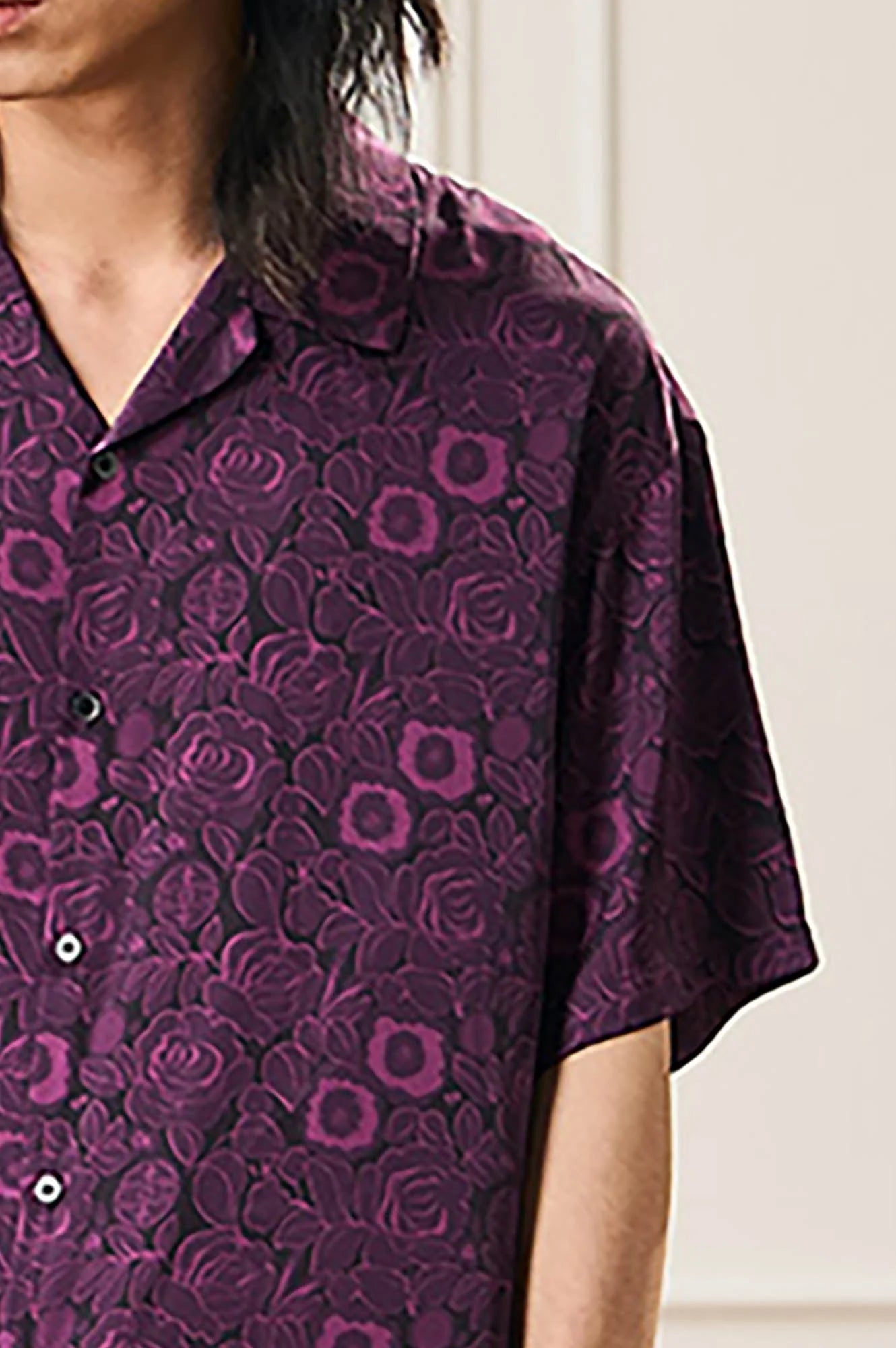 EPIC POETRY Oriental Bloom Cuban Shirt