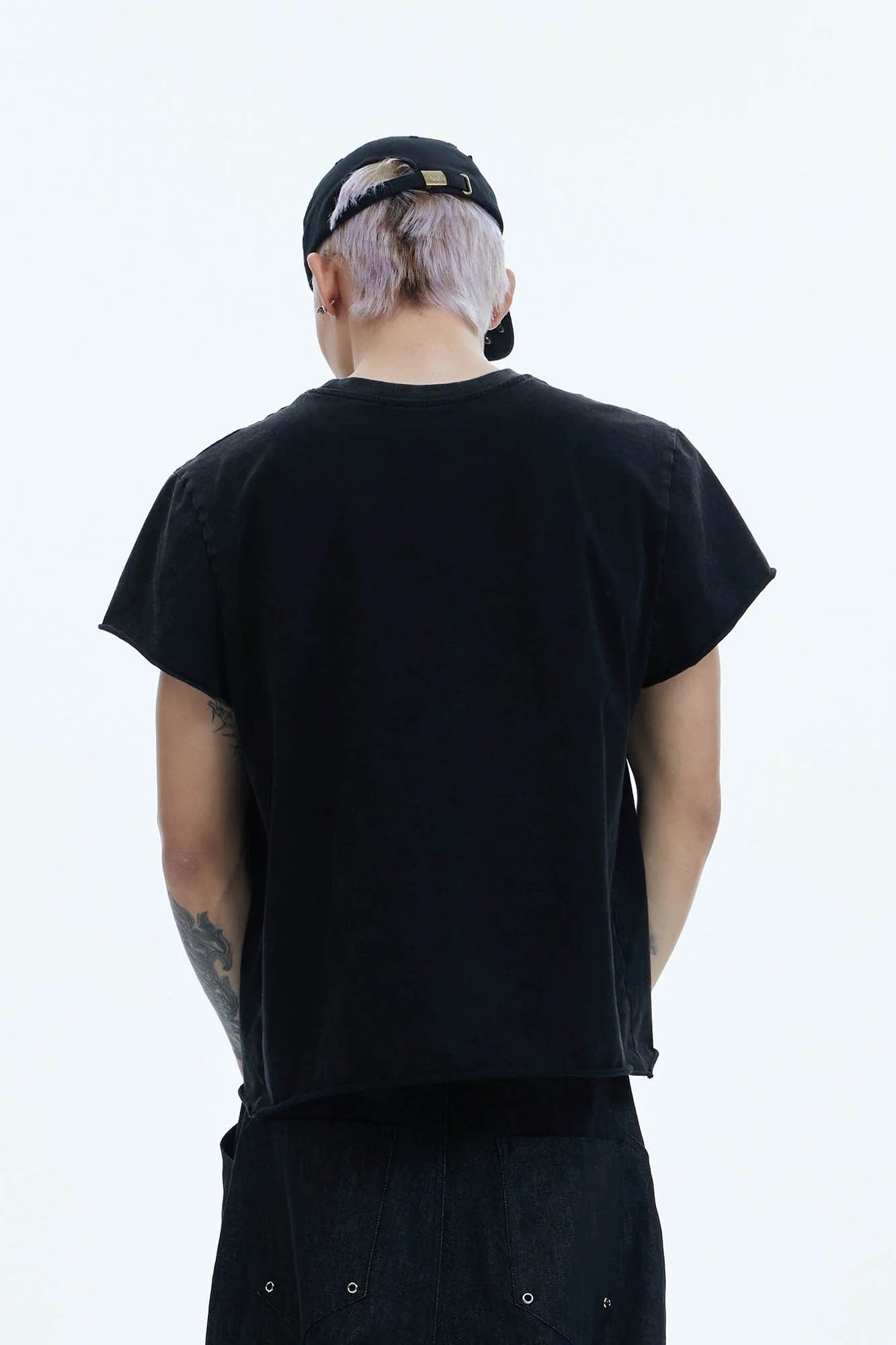 DND4DES Punk Fanged Lips Distressed Tee