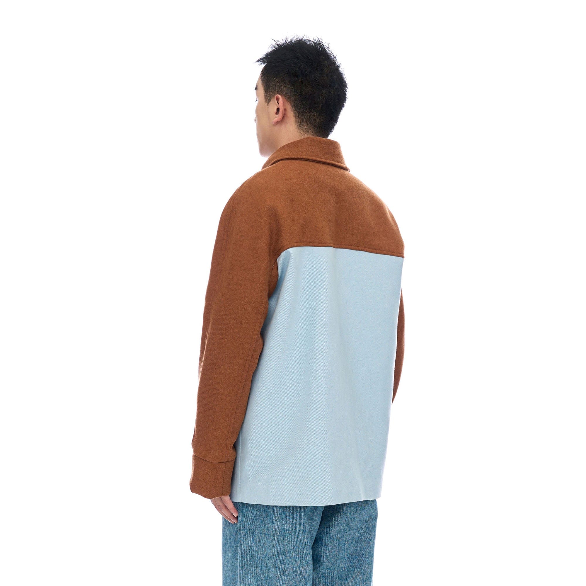 WIID Contrast Panel Wool-Blend Jacket