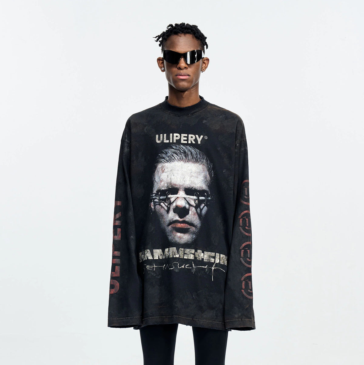 ULIPERY Rammstein Steel Visor Long Sleeve Tee