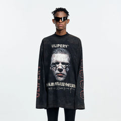 ULIPERY Rammstein Steel Visor Long Sleeve Tee