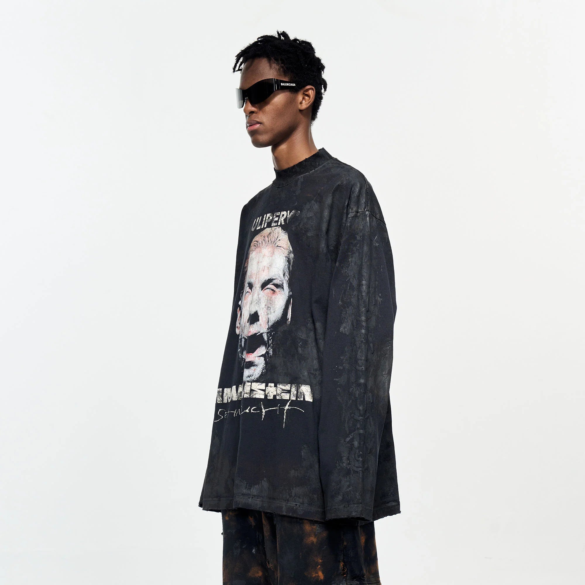 ULIPERY Rammstein Silent Scream Long Sleeve Tee