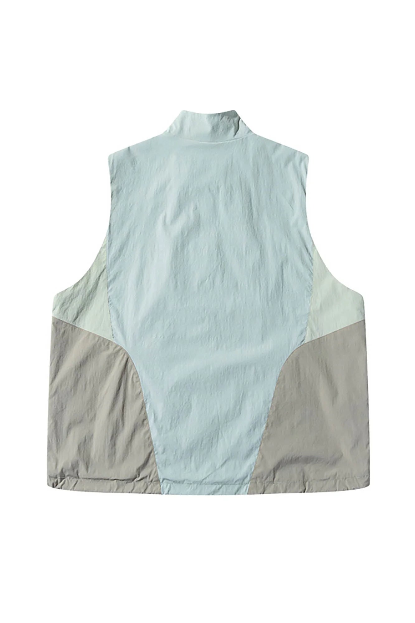 ENSHADOWER Contrast Arc Spliced Drawstring Vest