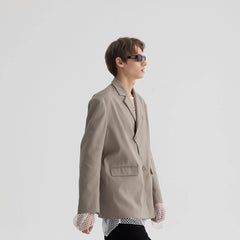 LEONSENSE Asymmetrical Twist Padded Coat (Only Size L Left)