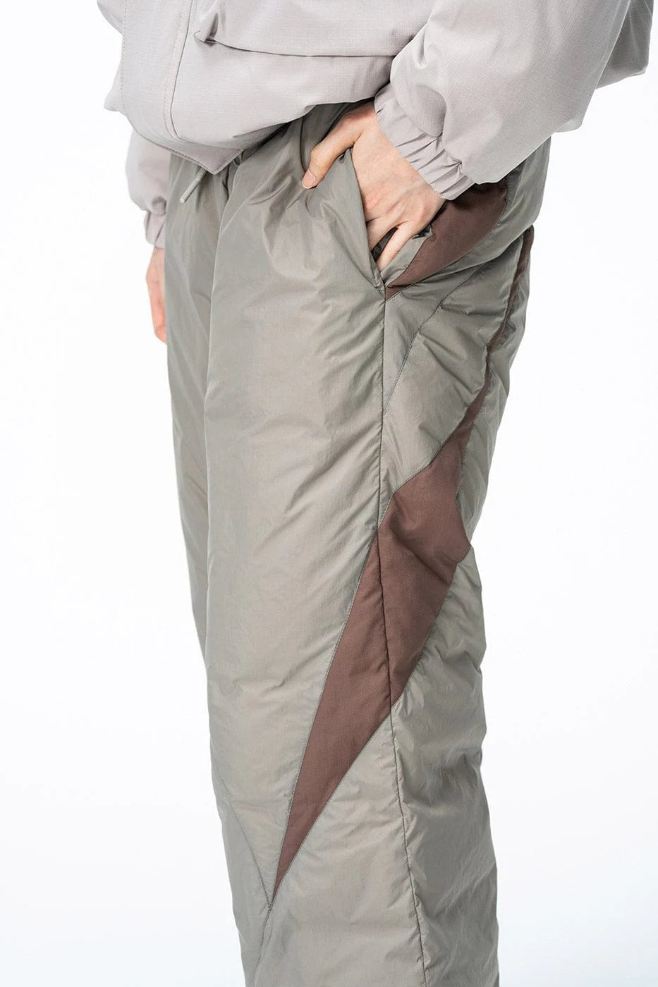 ENSHADOWER Spliced Splash-Proof Down Ski Pants