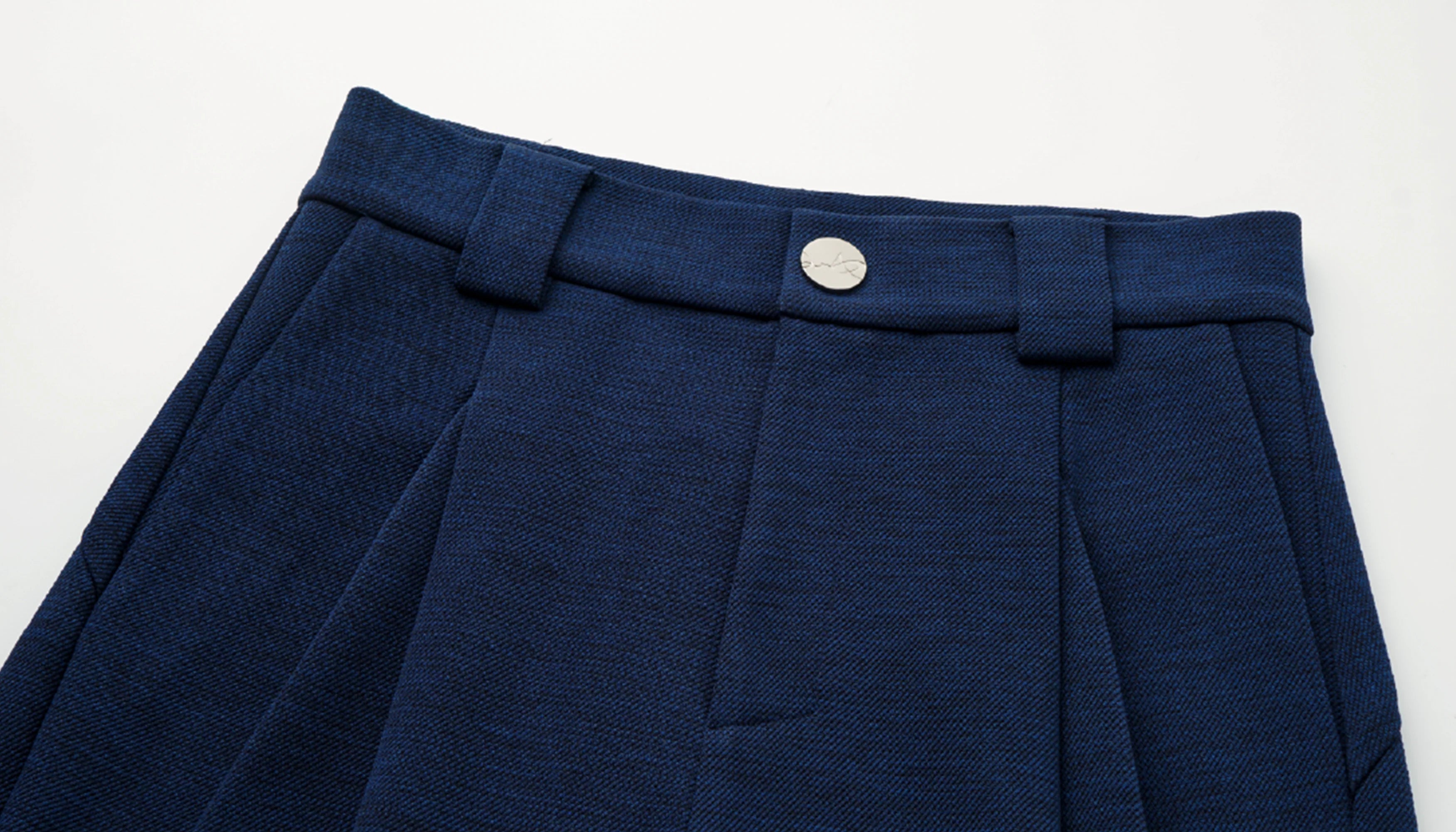 ALVNG AR ANTS Pleated Twill-Blend Wide Trousers